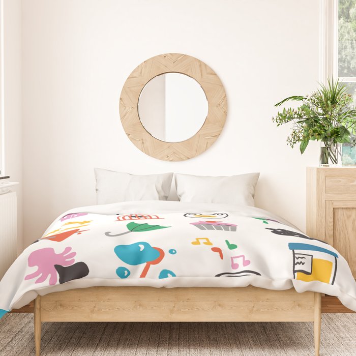 Relevant Symbols Duvet Cover Gallery Image 3