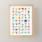 Relevant Symbols Mini Art Print Gallery Image 1