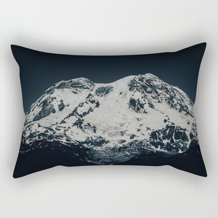 Dark Rainier Rectangular Pillow Gallery Image 2