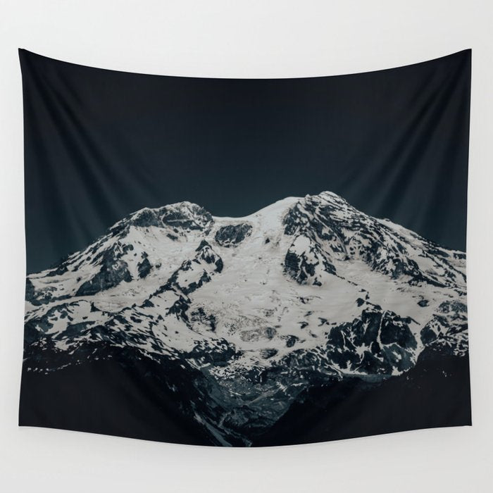 Dark Rainier Wall Tapestry Gallery Image 1