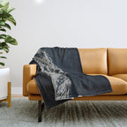 Dark Rainier Throw Blanket Gallery Image 1