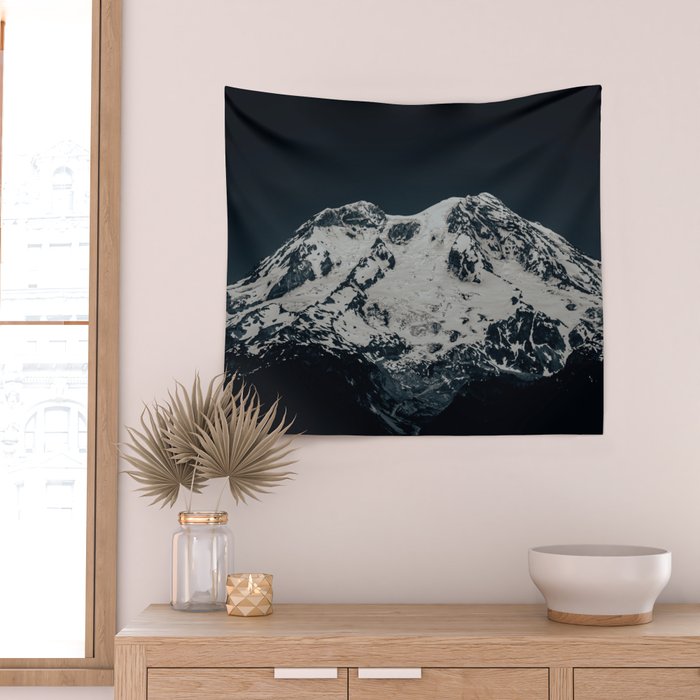 Dark Rainier Wall Tapestry Gallery Image 2