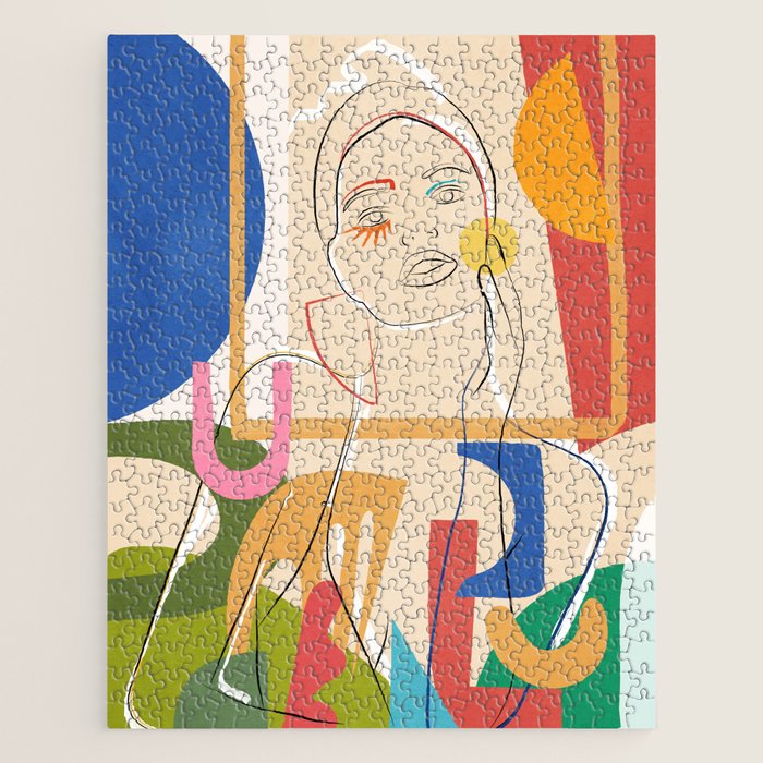 Abstract Woman 09 Jigsaw Puzzle Gallery Image 1