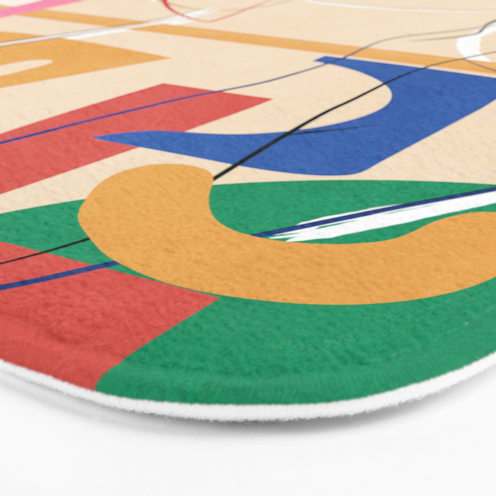 Abstract Woman 09 Bath Mat Gallery Image 3