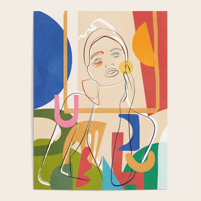 Abstract Woman 09 Poster Gallery Image 1