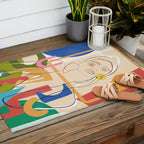 Abstract Woman 09 Outdoor Rug Gallery Image 2