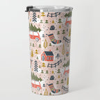 Home For The Holidays Blush Pink Christmas Travel Mug Gallery Image 3