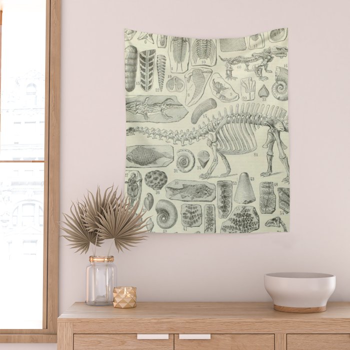 Fossil Chart Wall Tapestry Gallery Image 2