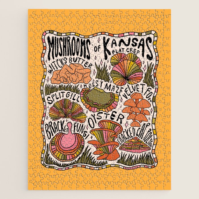Mushrooms of Kansas Jigsaw Puzzle Gallery Image 1