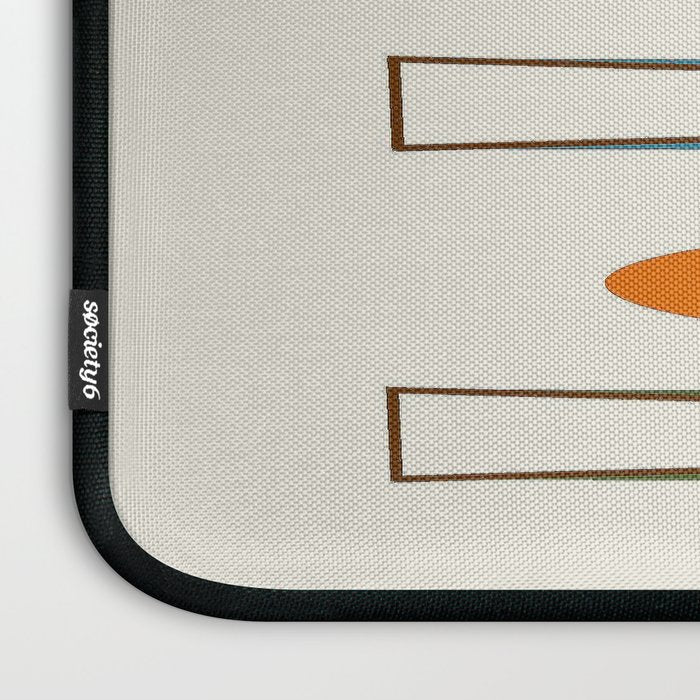 Mid-Century Modern Art 1.2 Laptop Sleeve Gallery Image 3