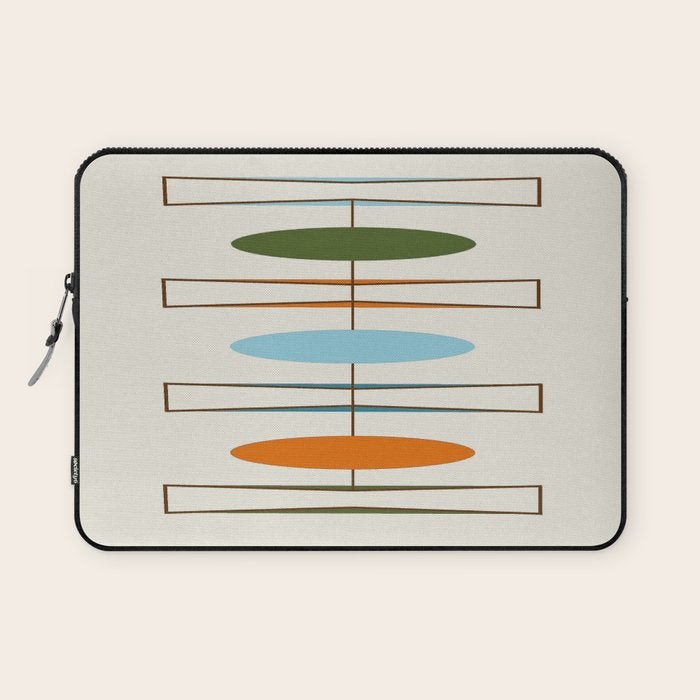 Mid-Century Modern Art 1.2 Laptop Sleeve Gallery Image 1