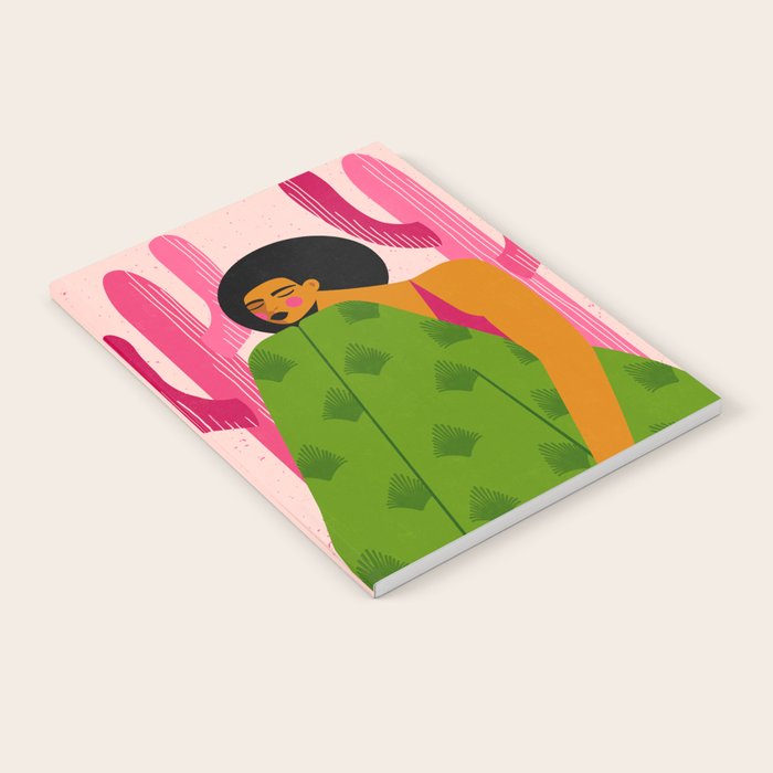 Pink Cactus Notebook Gallery Image 1