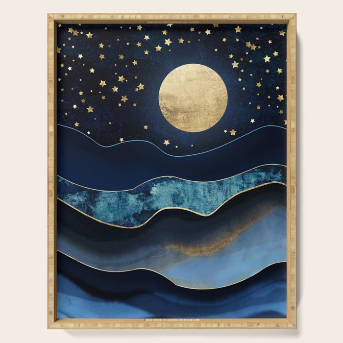 Golden Moon Serving Tray Gallery Image 1