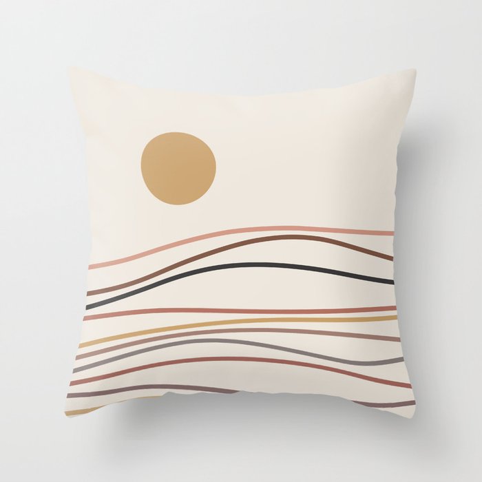 Abstract Landscape 16 Throw Pillow Gallery Image 6
