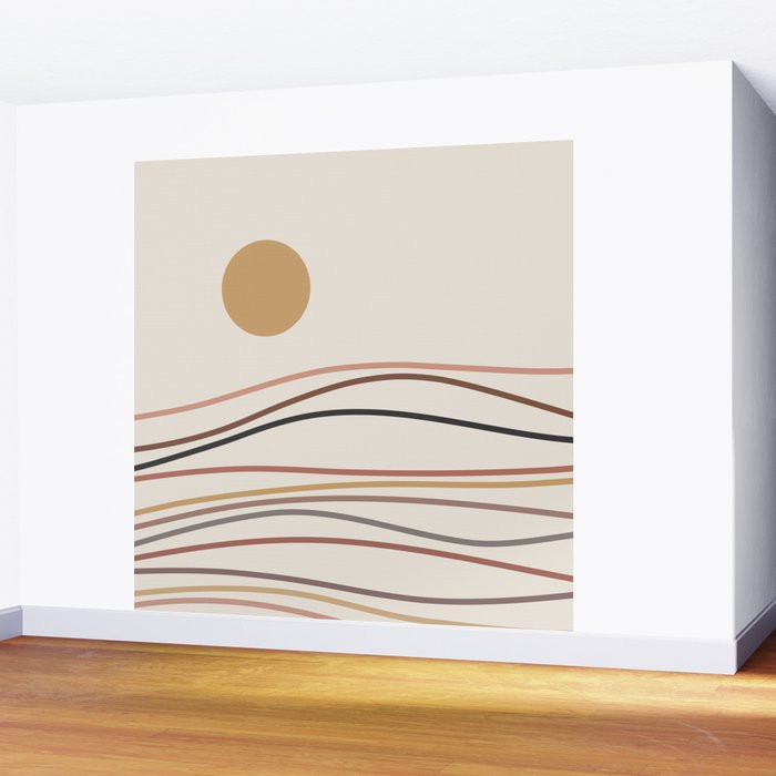 Abstract Landscape 16 Wall Mural Gallery Image 2