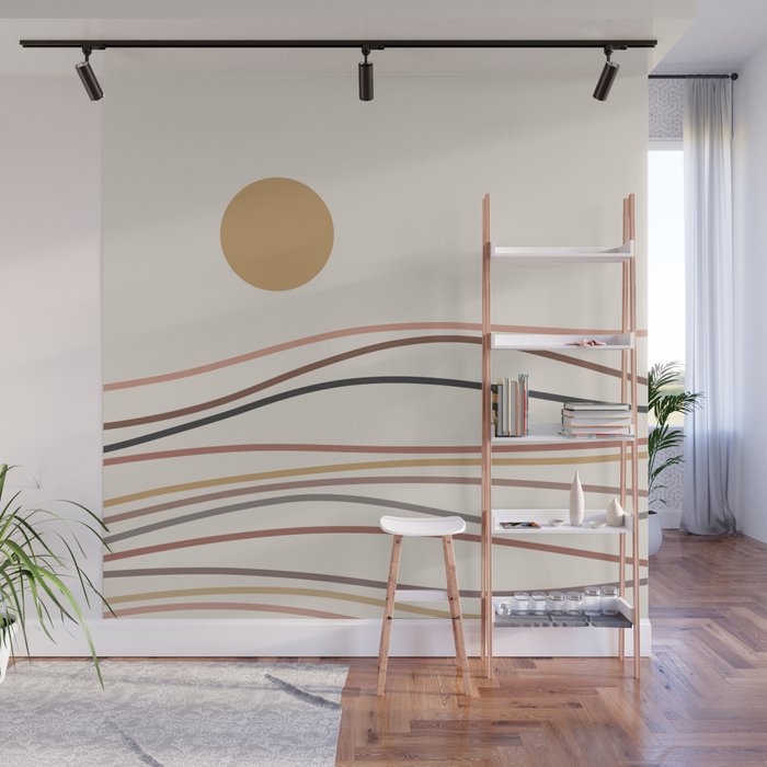 Abstract Landscape 16 Wall Mural Gallery Image 1