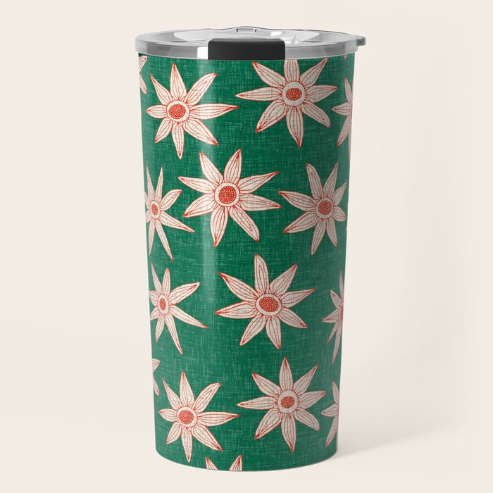 sema palm fire orange Travel Mug Gallery Image 1