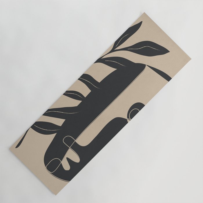 Abstract Mask Yoga Mat Gallery Image 1