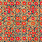 Vintage Persian Tribal Tiled Pattern Print Boho Orange Pink Blue Coffee Mug Gallery Image 2