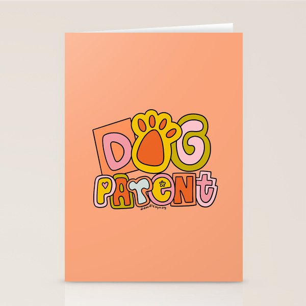 Dog Parent Stationery Card Gallery Image 2