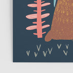 Block print bunny Poster Gallery Image 3