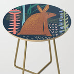 Block print bunny Side Table Gallery Image 2