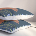 Block print bunny Pillow Sham Gallery Image 3
