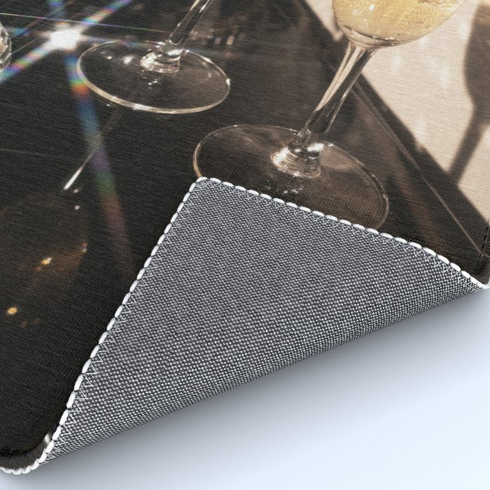 Disco Glam Champagne Dreams Shimmering Reflections  Rug Gallery Image 4