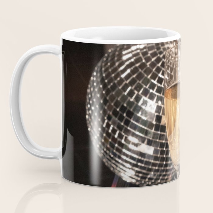 Disco Glam Champagne Dreams Shimmering Reflections  Coffee Mug Gallery Image 3