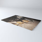 Disco Glam Champagne Dreams Shimmering Reflections  Rug Gallery Image 3