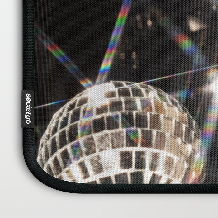 Disco Glam Champagne Dreams Shimmering Reflections  Laptop Sleeve Gallery Image 3