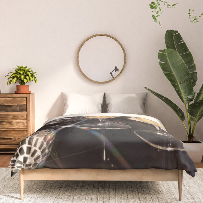 Disco Glam Champagne Dreams Shimmering Reflections  Comforter Gallery Image 3