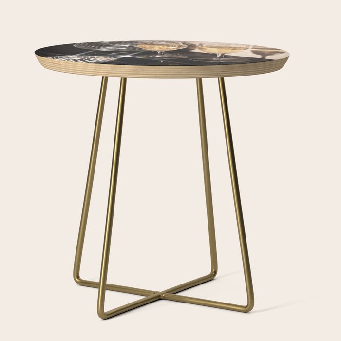 Disco Glam Champagne Dreams Shimmering Reflections  Side Table Gallery Image 1
