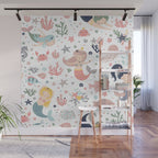 Under The Sea Magical Mermaids & Starfish Wall Mural Gallery Image 1