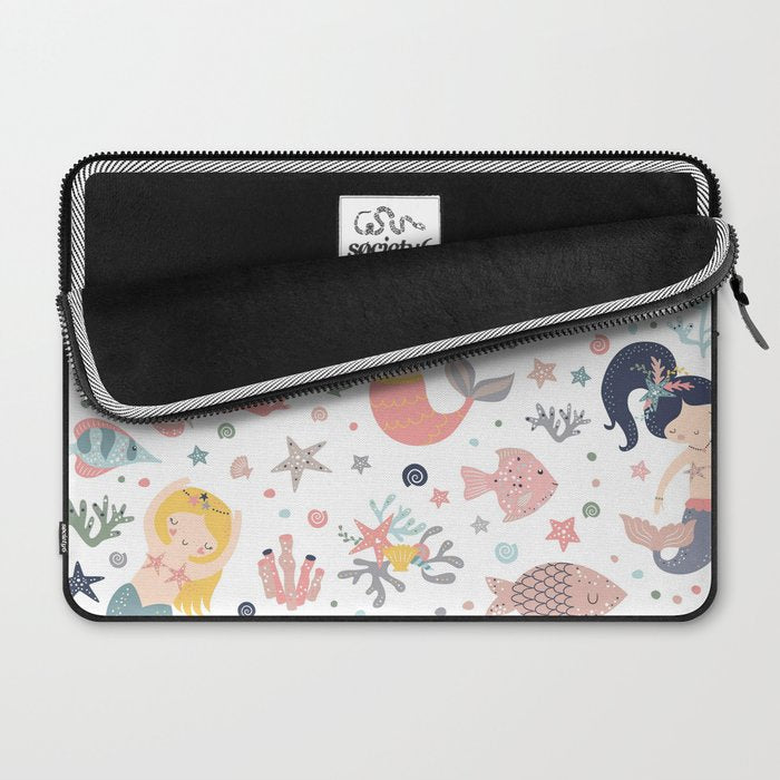 Under The Sea Magical Mermaids & Starfish Laptop Sleeve Gallery Image 2