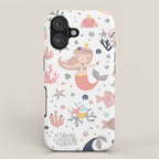 Under The Sea Magical Mermaids & Starfish iPhone Case Gallery Image 1