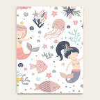 Under The Sea Magical Mermaids & Starfish Notebook Gallery Image 4