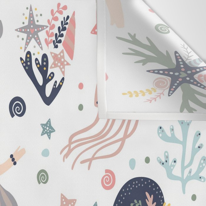 Under The Sea Magical Mermaids & Starfish Wall Tapestry Gallery Image 3