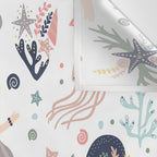 Under The Sea Magical Mermaids & Starfish Wall Tapestry Gallery Image 3