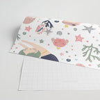 Under The Sea Magical Mermaids & Starfish Wrapping Paper Gallery Image 2