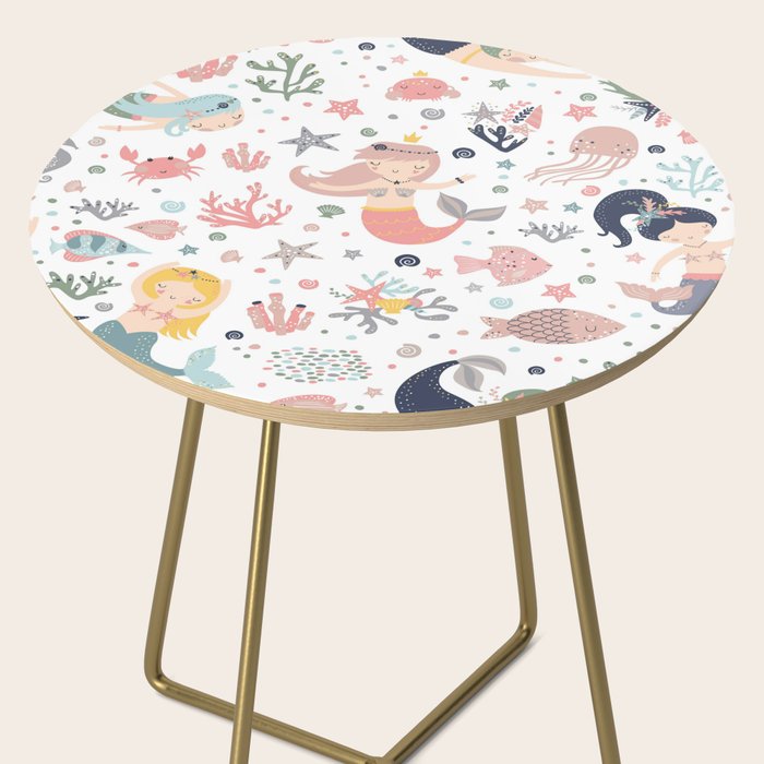 Under The Sea Magical Mermaids & Starfish Side Table Gallery Image 2