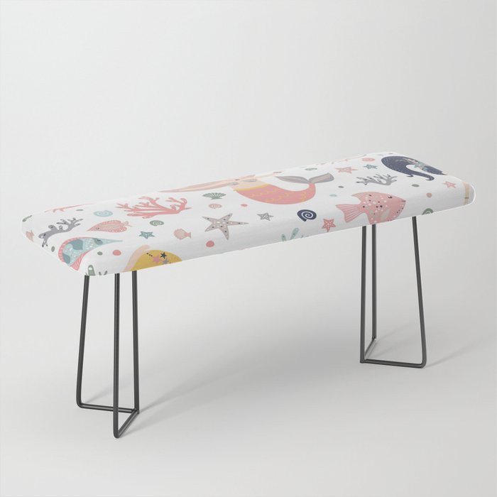 Under The Sea Magical Mermaids & Starfish Bench Gallery Image 1