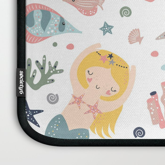 Under The Sea Magical Mermaids & Starfish Laptop Sleeve Gallery Image 3