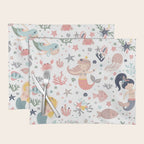 Under The Sea Magical Mermaids & Starfish Placemat Gallery Image 1