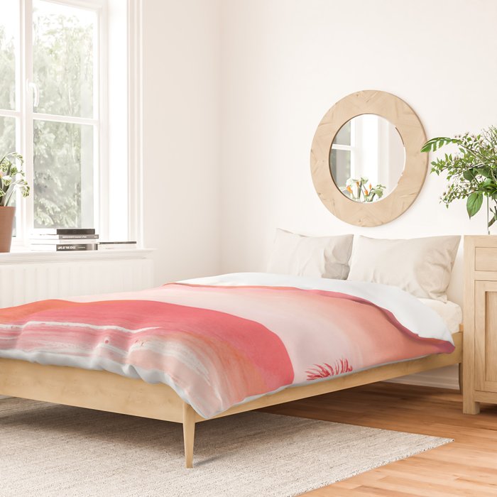 pink beach california Duvet Cover Gallery Image 2