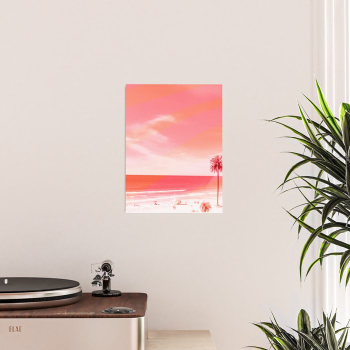 pink beach california Poster Gallery Image 2