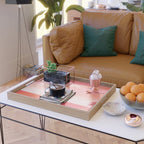 pink beach california Serving Tray Gallery Image 2