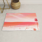 pink beach california Rug Gallery Image 1
