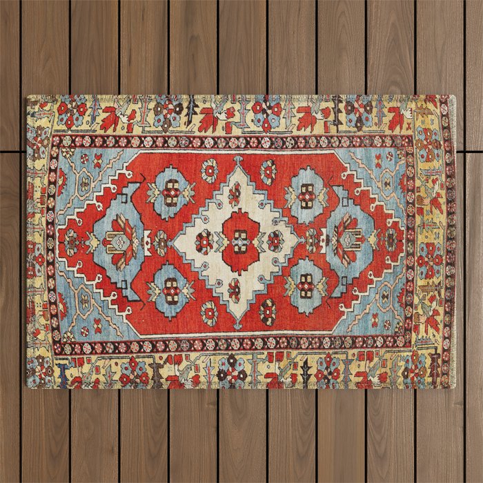 Bakhshaish Azerbaijan Northwest Persian Rug Print Outdoor Rug Gallery Image 1