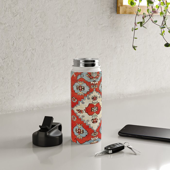 Bakhshaish Azerbaijan Northwest Persian Rug Print Water Bottle Gallery Image 4